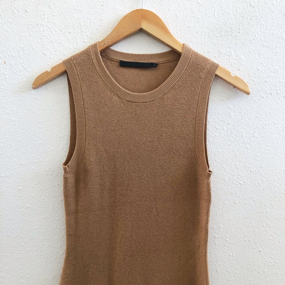 JENNI KAYNE Sleeveless Cotton/Cashmere Midi Dress Size XS - Picture 5 of 10
